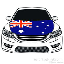 Bandera del capó del coche de la bandera de Australia de la Copa del mundo de 100 * 150 cm